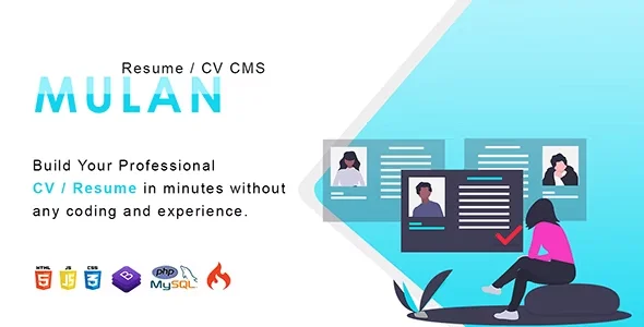 Tiana - ResumeCV CMS v1.0