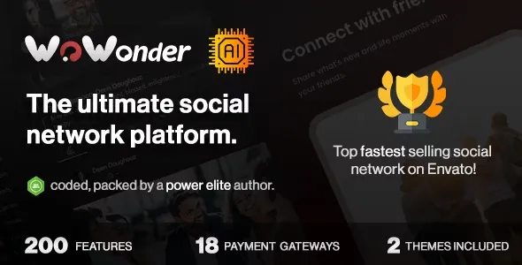 WoWonder - The Ultimate PHP Social Network Platform v4.0