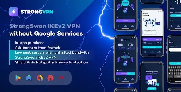 StrongVPN - StrongSwan IKEv2 VPN stable & free VPN proxy for Android v1.7