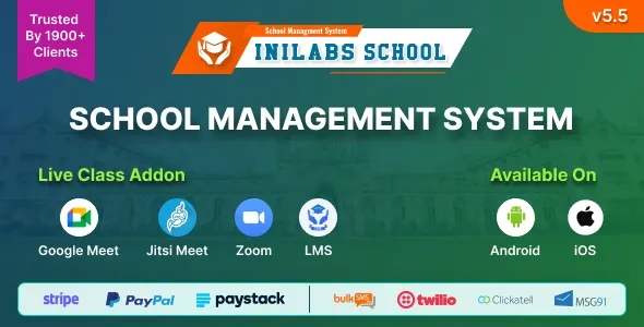 Inilabs School Express - School Management System - v5.9