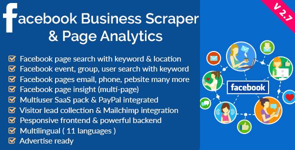 Facebook Business Scraper & Page Analytics v2.6