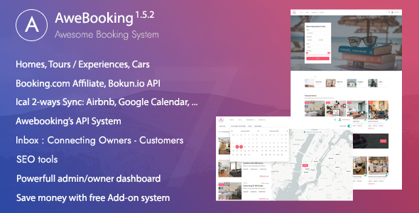 AweBooking - Versatile Reservation System v1.5.2