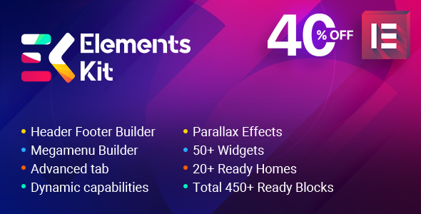 Elements Kit - All In One Addons for Elementor Page Builder Add-ons v3.6.3