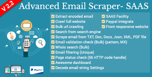 Advanced Email Scraper - SaaS Pack