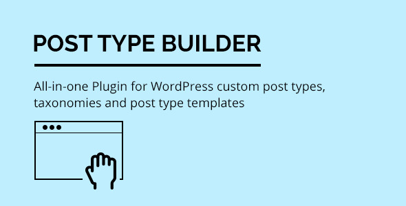 Post Type Builder - WordPress Custom Post Types v1.2.7