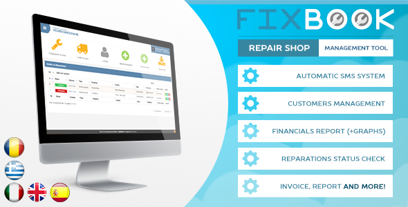 FixBook - Repair Shop Management Tool v3.0
