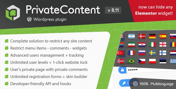 PrivateContent v8.10.3 - Multilevel Content Plugin