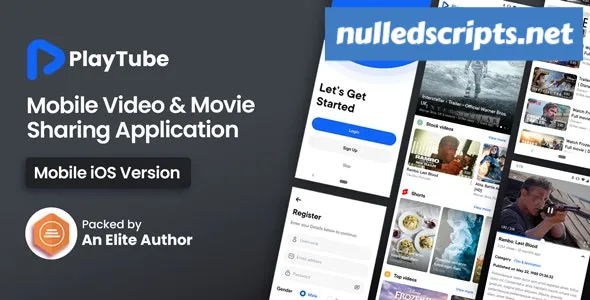 PlayTube IOS - Sharing Video Script Mobile IOS Native Application - v1.9