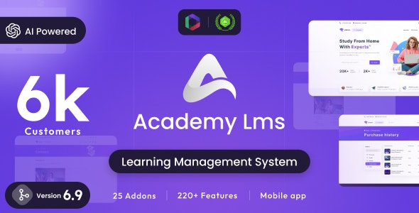 Academy LMS v6.7 - Learning Management System - nulled