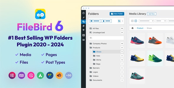 FileBird v6.2.3 - WordPress Media Library Folders