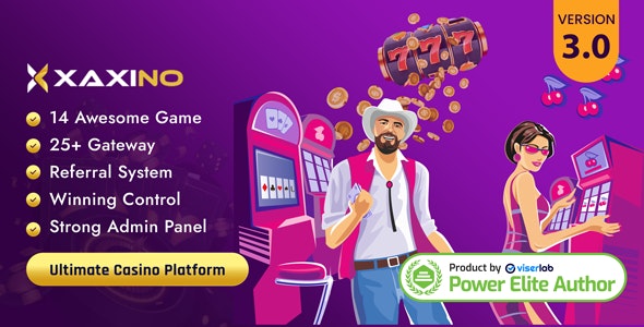 Xaxino v3.4 - Ultimate Casino Platform - nulled