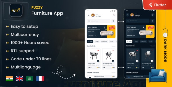 Fuzzy v1.0 - Ecommerce Flutter Ui KIt Template