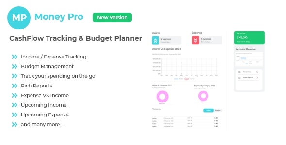 Money Pro v4.0 - Cashflow and Budgeting Manager