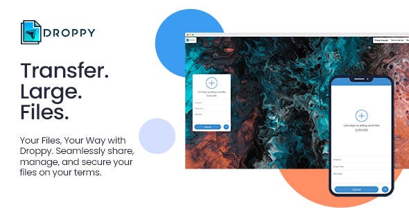 Droppy v2.4.8 - Online file transfer and sharing - nulled