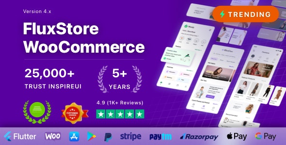 Fluxstore WooCommerce v3.7.0 - Flutter E-commerce Full App