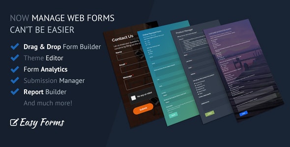 Easy Forms v1.18.2 - Advanced Form Builder and Manager - nulled