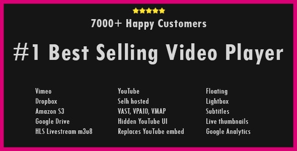 Elite Video Player v6.9.2 - WordPress