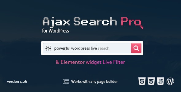 Ajax Search Pro for WordPress v4.26
