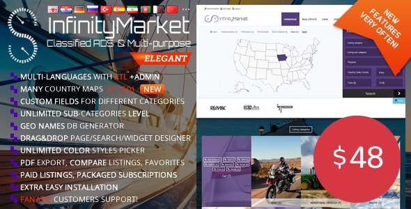 Infinity Market v1.7.5 - Classified Ads Script - nulled