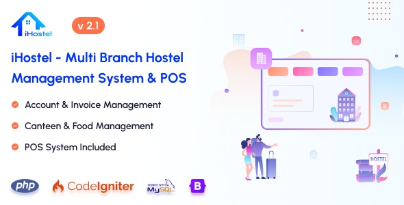 iHostel v2.1 - iNiLabs Multi Branch Hostel Management System & POS - nulled