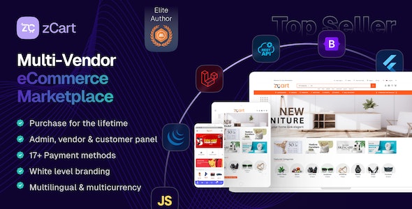 zCart v2.8.2 - Multi-Vendor eCommerce Marketplace - nulled