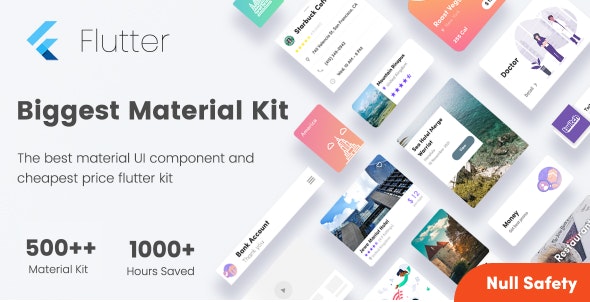 Biggest Pro Widget Flutter Kits v1.0 - Best Selling Flutter Widget Kit 3.0 Flutter UI Kit