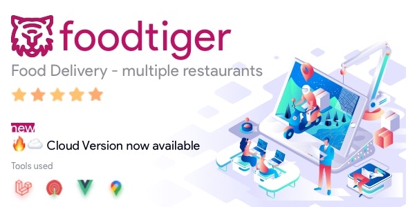 FoodTiger v3.5.0 - Food delivery - Multiple Restaurants