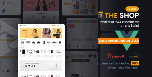 The Shop v2.5 - PWA eCommerce cms - nulled