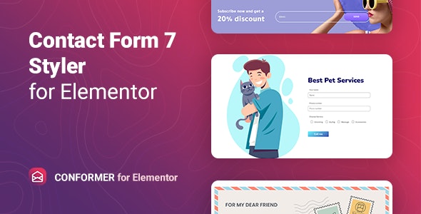 ConFormer v1.0.6 - Contact Form 7 styler for Elementor