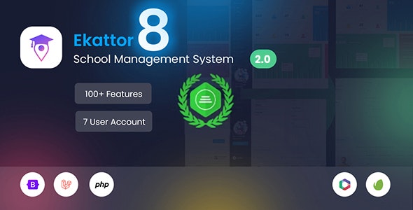 Ekattor 8 v1.6.1 - School Management System (SAAS) - nulled