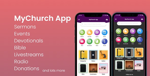 My Church App - Android & IOS Flutter Church Application - 15 July 2023