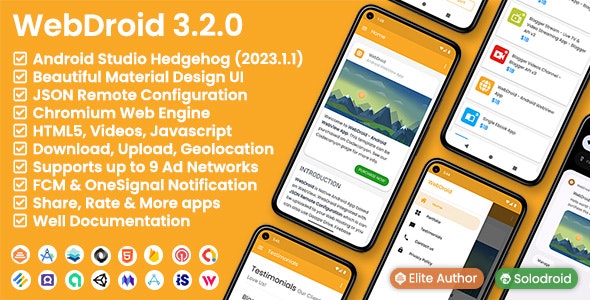 WebDroid v3.0.0 - Android WebView App