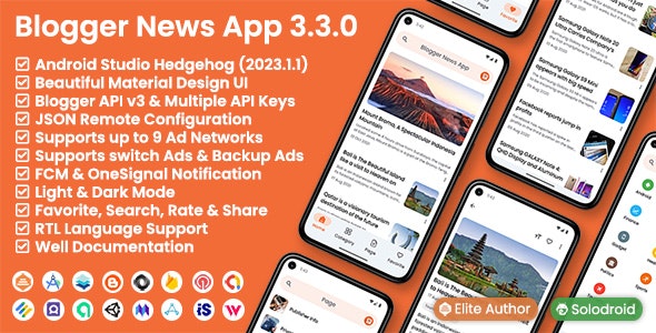 Blogger News App v3.0.0 - Blogger API