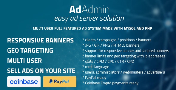 AdAdmin v4.2.8d - Easy full featured ad server