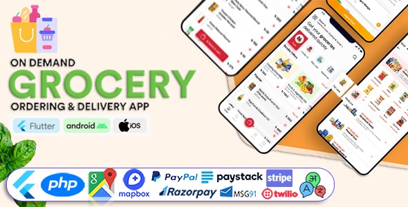 GoGrocer v1.8.0 - Grocery Vegetable Store Delivery Mobile App with Admin Panel - nulled