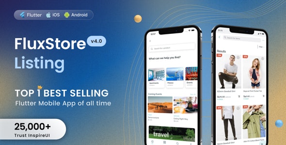 FluxStore Listing - The Best Directory WooCommerce app by Flutter - v4.1.1