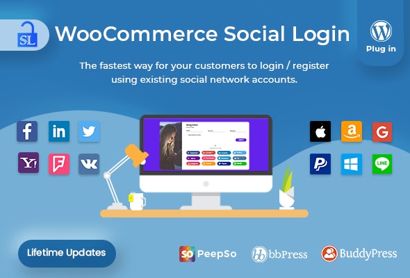 WooCommerce Social Login v2.5.4 - WordPress plugin