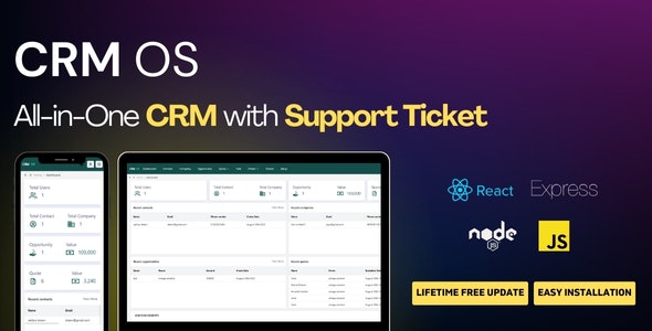 CRM OS v2.0.0 - CRM software for Startups and Businesses