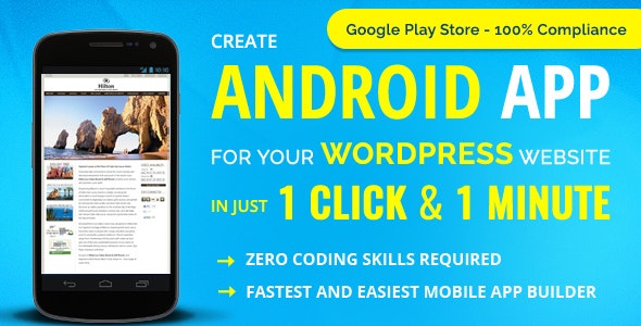 Wappress v5.0.8 - builds Android Mobile App for any WordPress website