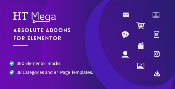 HT Mega Pro – Absolute Addons for Elementor Page Builder - v1.8.8