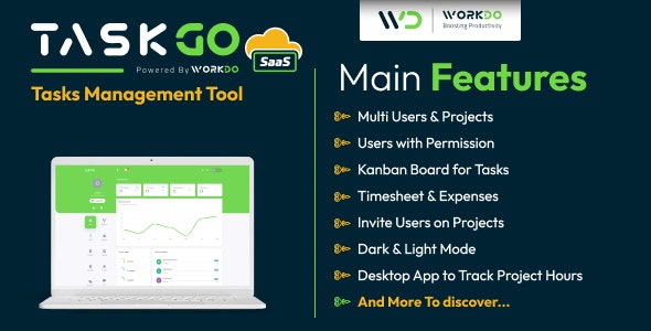 TaskGo SaaS v5.8 – Tasks Management Tool - nulled