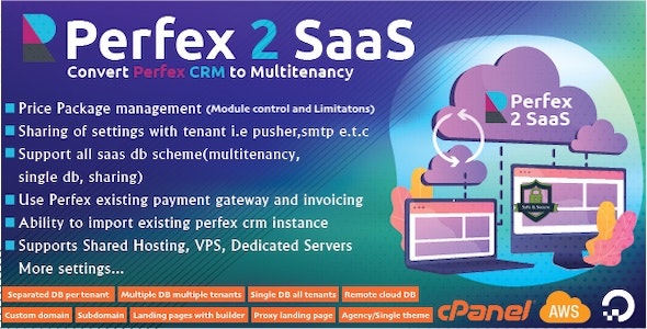 Perfex CRM SaaS Module v0.3.5 - Transform Your Perfex CRM into a Powerful Multi-Tenancy Solution