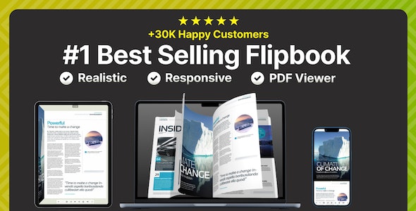 Real3D FlipBook v3.41 - WordPress Plugin