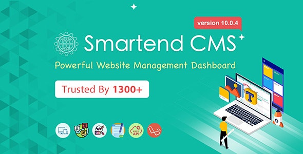 SmartEnd CMS v10.0.4 - Laravel Admin Dashboard with Frontend and Restful API - nulled