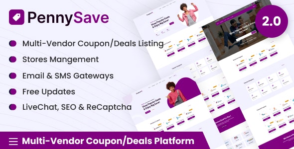PennySave v1.0 - Coupon/Deals Platform