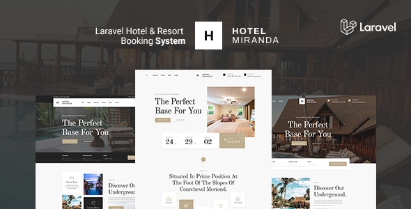 Miranda v1.37.3 - Hotel and Resort Booking system - nulled