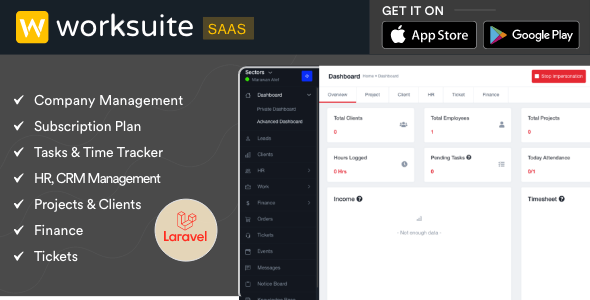 Worksuite Saas - Project Management System - v5.4.6
