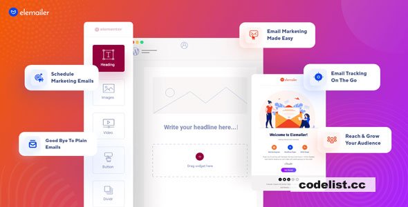 Elemailer - Drag & Drop WordPress Email Template & Campaign Builder - v4.1.6