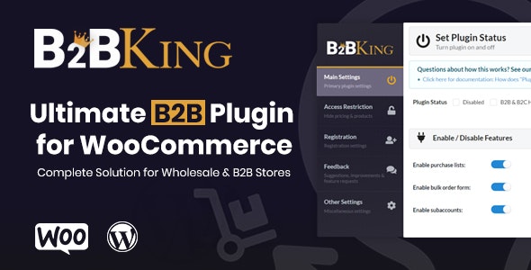 B2BKing - The Ultimate WooCommerce B2B & Wholesale Plugin - v5.2.66