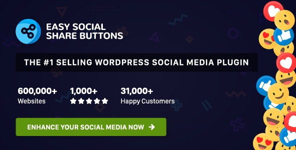 Easy Social Share Buttons for WordPress v9.3